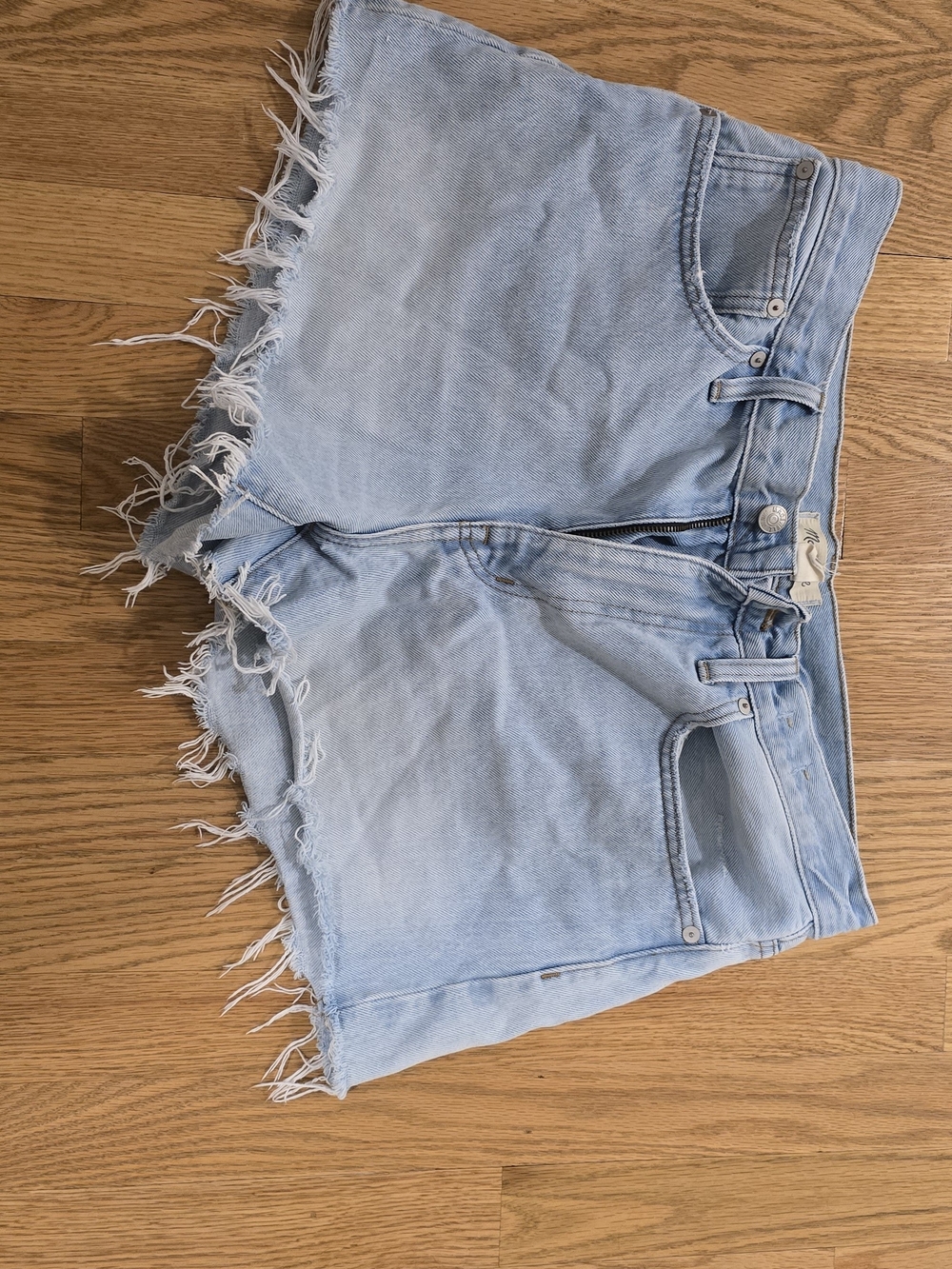 Madewell Frayed Denim Shorts